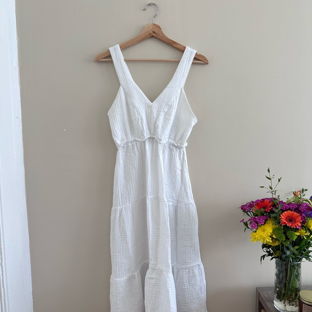 Steve Madden White Cotton Dress